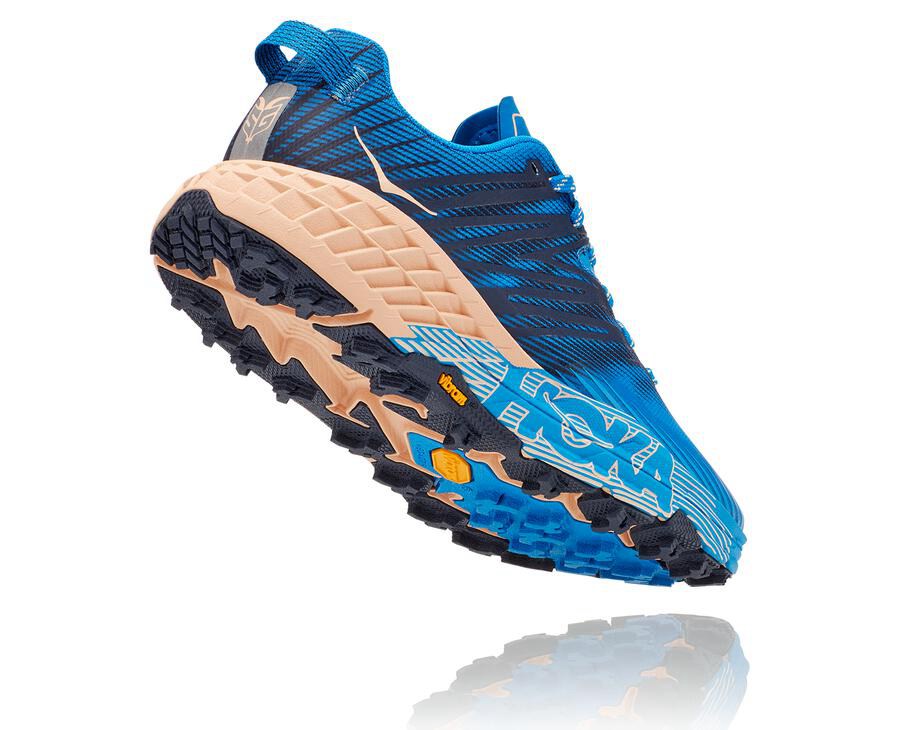 Hoka One One トレイルシューズ レディース 青 - スピードゴート4 - QY6452731